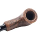 Chacom Reverse Calabash egyenes bruyer pipa barna homokfúvott felülettel, fekete akril szopókával - Chacom Reverse Calabash