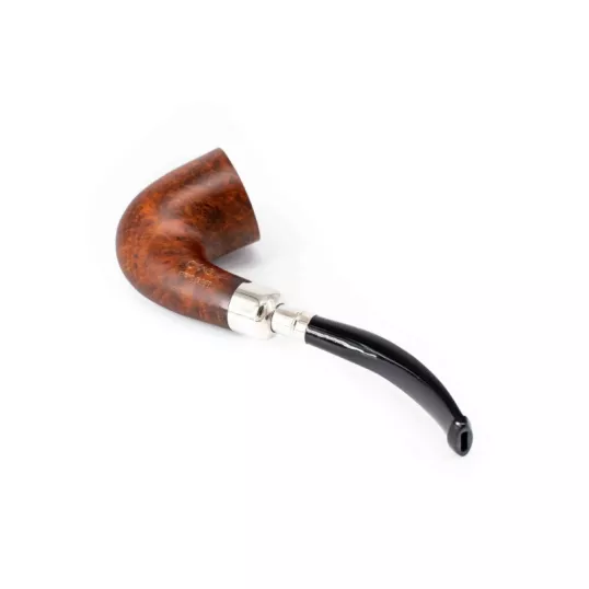 Chacom Spigot Brune 863, Dublin típusú briar pipa, Spigot szopokával - filter nélküli