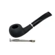 Design Berlin Bent Apple bruyer pipa 9 mm-es filterrel – matt fekete - Design Berlin