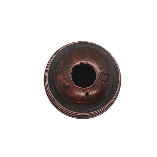Falcon Lined Bowl Bulldog pipafej – esztergált gyűrűs mintázattal