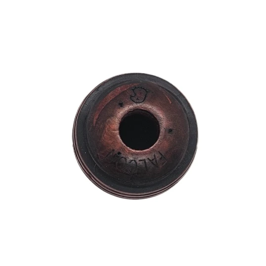 Falcon Lined Bowl Billiard pipafej – esztergált gyűrűs mintázattal