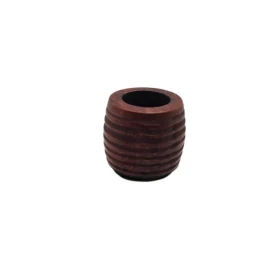 Falcon Lined Bowl Billiard pipafej – esztergált gyűrűs mintázattal