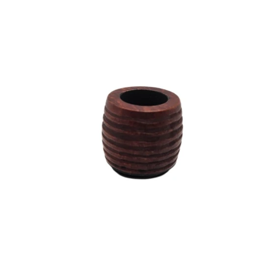 Falcon Lined Bowl Billiard pipafej – esztergált gyűrűs mintázattal