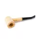 Missouri Meerschaum Corn Cob 5th Avenue kukoricacsutka pipa hajlított szárral és 6 mm-es filterrel – natúr