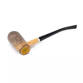 Missouri Meerschaum Wizard Cobbit Corn Cob kukorica pipa hosszú hajlított szárral, filter nélkül