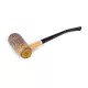 Missouri Meerschaum Wizard Cobbit Corn Cob kukorica pipa hosszú hajlított szárral, filter nélkül