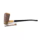 Missouri Meerschaum Wizard Cobbit Corn Cob kukorica pipa hosszú hajlított szárral, filter nélkül