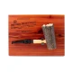 Missouri Meerschaum Freehand on Cedar Plaque, kukorica pipa, lézer gravírozott cédrusfa táblán - Kukorica pipa