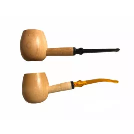 Missouri Meerschaum Maple Hardwood Apple Diplomat ajándék szett 2 db juharfa pipával és ajándék kóstoló pipával