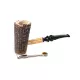 Missouri Meerschaum Freehand Dark Stain Coated, kukorica pipa, filter nélkül