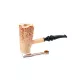 Missouri Meerschaum Freehand Natural Red, kukorica pipa, filter nélkül
