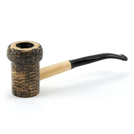 Missouri Meerschaum Patriot 1000, kukorica pipa hajlított szárral, filter nélkül