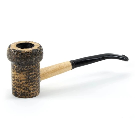 Missouri Meerschaum Patriot 1000, kukorica pipa hajlított szárral, filter nélkül - Bent