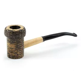 Missouri Meerschaum Patriot 1000, kukorica pipa hajlított szárral, filter nélkül