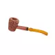 Missouri Meerschaum Corn Cob Let Freedom Ring kukoricacsutka pipa hajlított szárral és 6 mm-es filterrel
