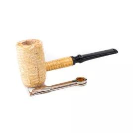 Missouri Meerschaum Diplomat 5th Avenue polírozott kukoricacsutka pipa egyenes szárral, 6 mm-es filteres