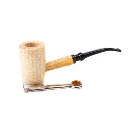 Missouri Meerschaum Corn Cob Diplomat 5th Avenue polírozott kukorica pipa hajlított szárral, 6 mm filterrel