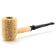 Missouri Meerschaum Corn Cob Natural Diplomat 5th Avenue natúr kukorica pipa egyenes szárral, 6 mm filterrel - Kukorica pipa