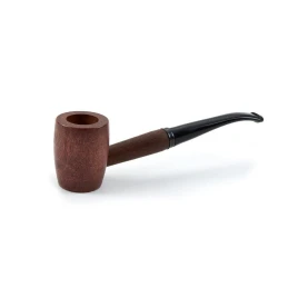 Missouri Meerschaum Ozark Mountain Hardwood juharfa pipa hajlított szárral, 6 mm filterrel