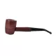 Missouri Meerschaum Ozark Mountain Hardwood juharfa pipa hajlított szárral, 6 mm filterrel