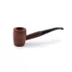 Missouri Meerschaum Ozark Mountain Hardwood juharfa pipa hajlított szárral, 6 mm filterrel