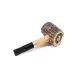 Missouri Meerschaum Dagner Poker Cob kukorica pipa egyenes rövid szárral, filter nélkül