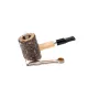 Missouri Meerschaum Dagner Poker Cob kukorica pipa egyenes rövid szárral, filter nélkül