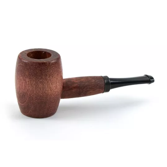 Missouri Meerschaum Ozark Mini Hardwood Pipe egyenes szárú juharfa pipa, fekete akril szopókával, filter nélküli