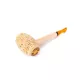 Missouri Meerschaum Corn Cob Eaton kukorica pipa egynes szárral filter nélkül 