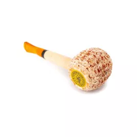 Missouri Meerschaum Corn Cob Morgan Natural kukorica pipa egynes szárral filter nélkül 