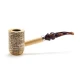 Missouri Meerschaum Corn Cob Washington filter nélküli  kukorica pipa hajlított szárral - Louis - Billiard