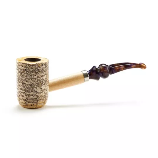 Missouri Meerschaum Corn Cob Washington filter nélküli  kukorica pipa hajlított szárral - Louis