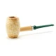 Missouri Meerschaum 621 Boone polírozott kukorica pipa egyenes szárral, zöld dán szopókával, 6 mm filterhez - Kukorica pipa