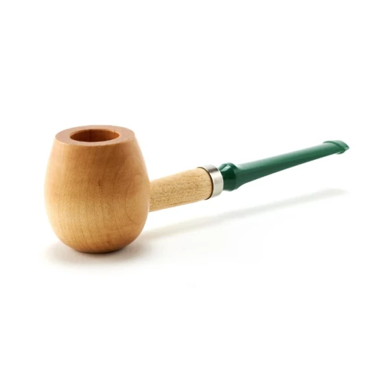 Missouri Meerschaum Hardwood Zenon 622 Diplomat Pipe, egyenes szárú juharfa pipa 6mm-es filterrel - Apple