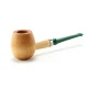 Missouri Meerschaum Hardwood Zenon 622 Diplomat Pipe, egyenes szárú juharfa pipa 6mm-es filterrel - Apple