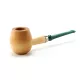 Missouri Meerschaum Hardwood Zenon 622 Diplomat Pipe, egyenes szárú juharfa pipa 6mm-es filterrel