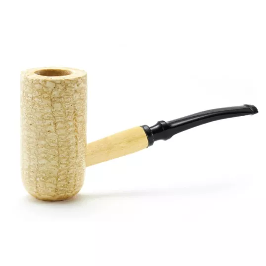 Missouri Meerschaum General, kukorica pipa hajlított szárral 6mm-es filterrel