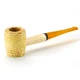Missouri Meerschaum Corn Cob Legend kukoricacsutka pipa egyenes szárral és 6 mm-es filterrel – Rob Roy kazán - Kukorica pipa