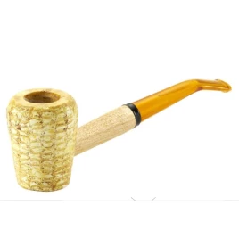 Missouri Meerschaum Corn Cob Legend kukoricacsutka pipa hajlított szárral és 6 mm-es filterrel – Rob Roy kazán