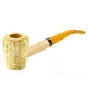 Missouri Meerschaum Corn Cob Legend kukoricacsutka pipa hajlított szárral és 6 mm-es filterrel – Rob Roy kazán - Kukorica pipa