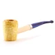 Missouri Meerschaum Valor Legend Corn Cob Pipe hajlított szárú kukorica pipa, kék olasz akril szopókával, 6 mm-es filterhez - Apple