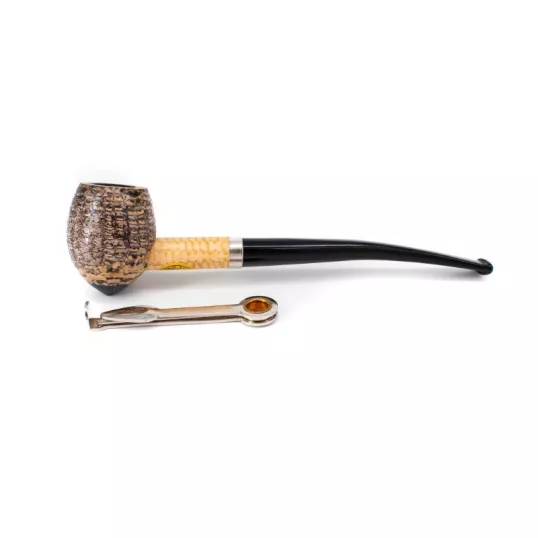 Missouri Meerschaum Shire Cobbit Corn Cob kukorica pipa hosszú hajlított szárral, filter nélkül