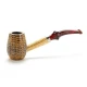 Missouri Meerschaum Charles Towne Corn Cob kukorica pipa, filter nélküli borostyán színű akril szopókával - Missouri Meerschaum Company