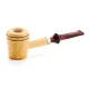 Missouri Meerschaum Kingston Judge Corn Cob filter nélküli kukorica pipa egyenes szárral - Dublin