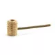 Missouri Meerschaum Corn Cob Chesapeake 921 kukorica pipa egyenes bambusz szárral