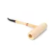Missouri Meerschaum MacArthur Classic Polished Corn Cob kukorica pipa hosszú hajlított szárral, filter nélkül