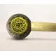 Missouri Meerschaum Little Devil Cutty Corn Cob Pipe egyenes szárú kukorica pipa, fekete akril szopókával, filter nélküli