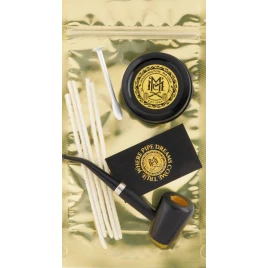 Missouri Meerschaum Modern Classic pipa szett 6 mm-es filteres, hajlított Orion kukoricacsutka pipával