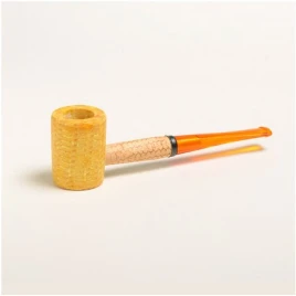 Missouri Meerschaum Corn Cob Legend kukoricacsutka pipa egyenes szárral és 6 mm-es filterrel – 5th Avenue kazán