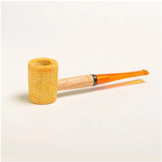 Missouri Meerschaum Corn Cob Legend kukoricacsutka pipa egyenes szárral és 6 mm-es filterrel – 5th Avenue kazán - Kukorica pipa